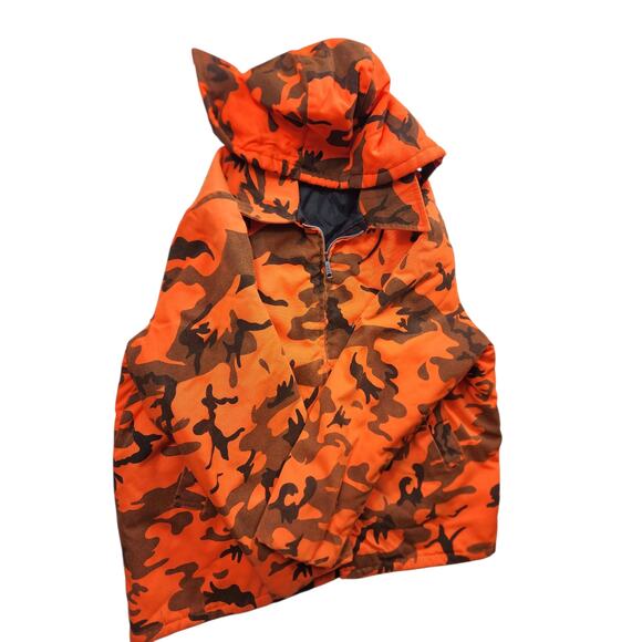 Vintage Woodfield Camo Hunting Jacket Mens XL USA Quilted Lining Hooded Gorpcore - Picture 15 of 16